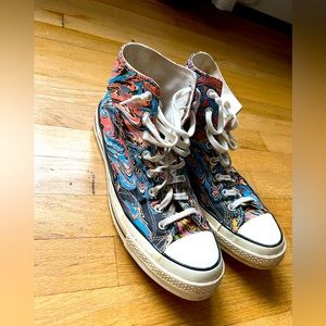 Psychedelic Converse Chuck Allstar Hi size 11